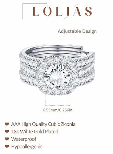 Bague Trois en Un LOLIAS