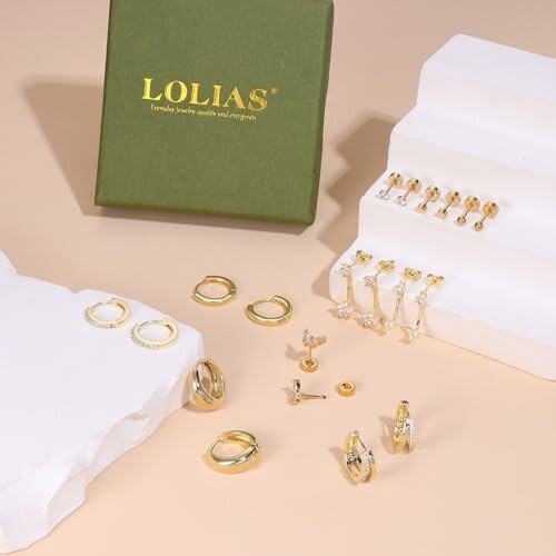 Boucles d'Oreilles LOLIAS en Acier Inoxydable