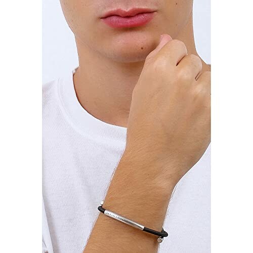 Bracelet Armani Exchange en Acier Inoxydable