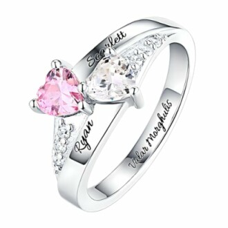Bague de promesse personnalisée