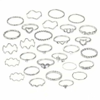 Bagues CHUANFU 28 Pièces