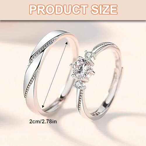 Bagues en Argent avec Zircons